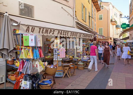 Shop, ´ alte Stadt, Menton, Cote Azur, Frankreich Stockfoto