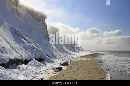 Klippen bei Ahrenshoop, Ostsee, Deutschland Stockfoto