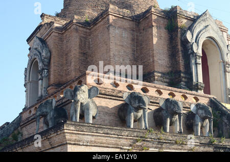 Wat Chedi Luang Stockfoto