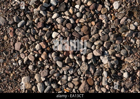 Steinen in verschiedenen Farben / Hintergrund Textur Stockfoto