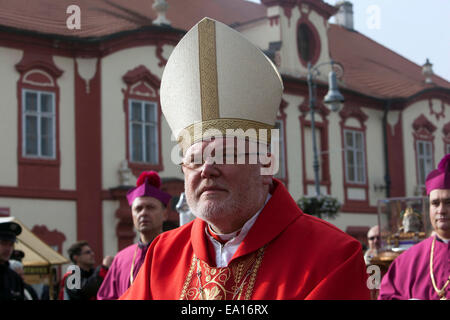 Reinhard Marx ist ein deutscher Kardinal der römisch-katholischen Kirche. Er dient als der Kardinal-Erzbischof von München und Freising Stockfoto