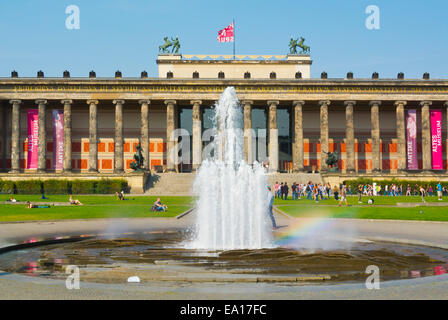 Altes Museum, Lustgarten park, Museumsinsel, der Museumsinsel, Bezirk Mitte, Berlin, Deutschland Stockfoto