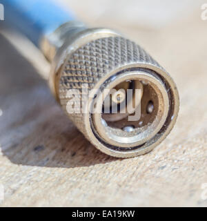 Luft Schlauch Anschluss closeup Stockfoto