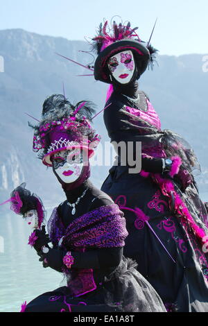 Venezianischen Karneval in Annecy, Frankreich Stockfoto
