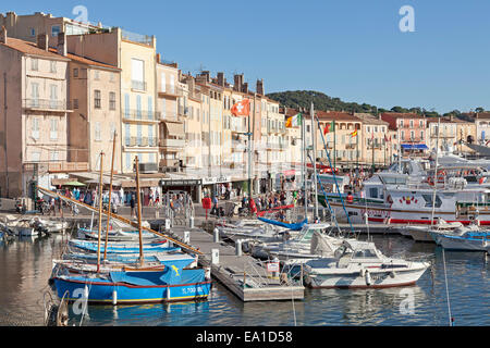 ´ Hafen von St-Tropez Cote Azur, Frankreich Stockfoto