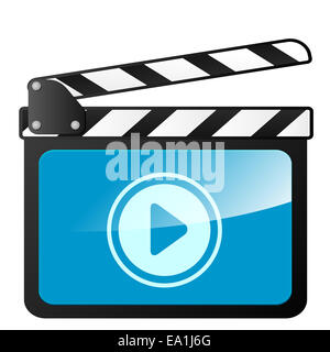 Clapper Board spielen Stockfoto