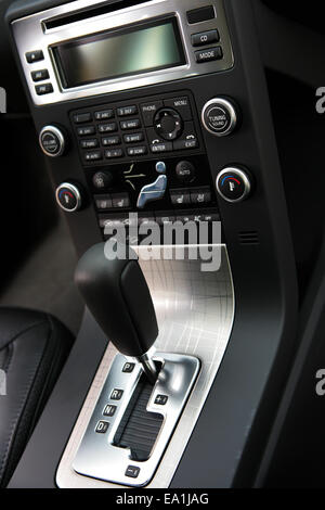 Innenraum des neuen Autos Stockfoto