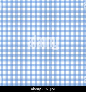 Blaue Tischdecke Muster Stockfoto