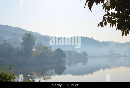 Morgen-See Stockfoto