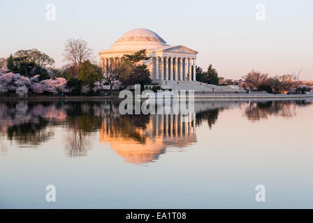 Schön früh Jefferson Memorial Stockfoto