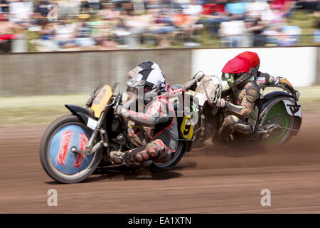 112. ADAC Dirt Track Rennen Herxheim Stockfoto