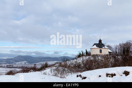 Kapelle auf der kleinen Kalmit Stockfoto