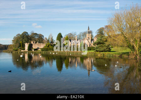 Herbst in Newstead Abbey in Nottinghamshire, England UK Stockfoto