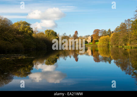 Herbst in Newstead Abbey in Nottinghamshire, England UK Stockfoto