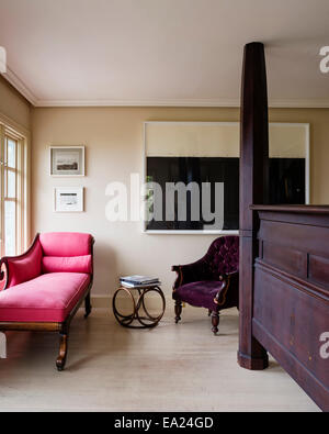 frühe englische Bett Schlafzimmermöbel Antik schlafenden Quartal