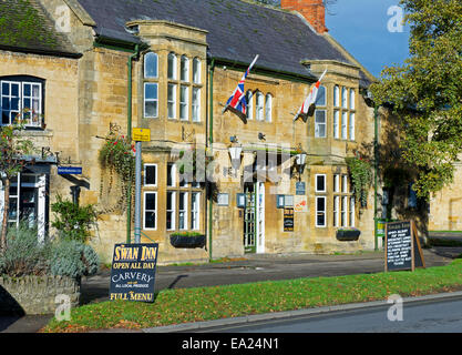 Das Swan Inn, Moreton-in-Marsh, Cotswolds, Gloucestershire, England UK Stockfoto