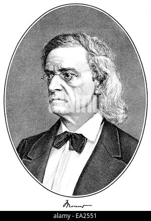 Portrait von Christian Matthias Theodor Mommsen, 1817-1903, deutscher Schriftsteller, Nobelpreis für Literatur, Portait von Christian Stockfoto