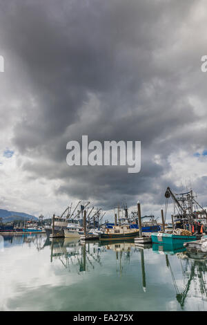 Cordova kleinen Bootshafen, Prinz-William-Sund, Yunan Alaska, USA. Stockfoto