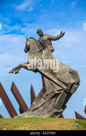 Denkmal für General Antonio Maceo, Plaza De La Revolucion, Santiago de Cuba, Kuba, Santiago de Cuba Provinz, West Indies Stockfoto