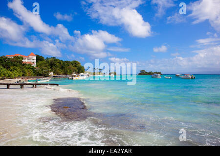 Cayo Levantado, Samana, östliche Halbinsel de Samana, Dominikanische Republik, West Indies, Karibik, Mittelamerika Stockfoto