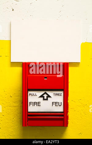 Feueralarm Stockfoto