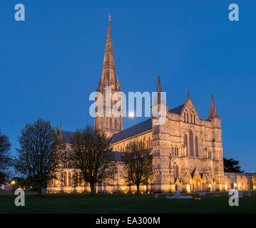 Kathedrale von Salisbury, Salisbury, Wiltshire, England, Vereinigtes Königreich, Europa Stockfoto