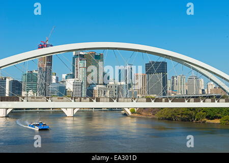 Kurilpa Brücke in Brisbane, Queensland, Australien, Pazifik Stockfoto