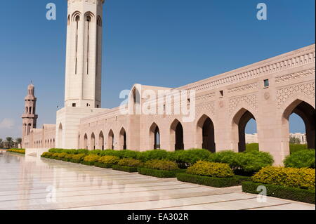 Sultan Qaboos Grand Mosque in Muscat, Oman, Naher Osten Stockfoto