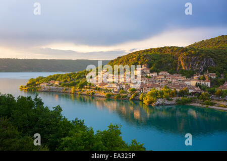 Bauduen Dorf, Lac de Sainte-Croix, Gorges du Verdon, Frankreich, Europa Stockfoto