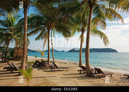 Pantai Cenang Beach, Asien, Südostasien, Malaysia, Pulau Langkawi (Insel Langkawi) Stockfoto