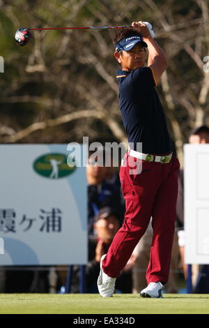 Chiba, Japan. 6. November 2014. Hiroyuki Fujita Golf: HEIWA PGM Meisterschaft in Kasumigaura ersten Runde im Miho Golf Club in Chiba, Japan. © AFLO SPORT/Alamy Live-Nachrichten Stockfoto