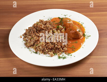 Gebratene Fleischbällchen Rindfleisch Stockfoto