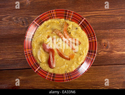 Artsoppa Erbsensuppe - Ärtsoppa Stockfoto