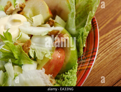 Waldorf-Salat Stockfoto