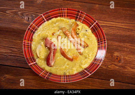 Artsoppa Erbsensuppe - Ärtsoppa Stockfoto