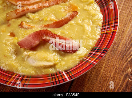 Artsoppa Erbsensuppe - Ärtsoppa Stockfoto