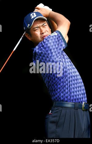 Chiba, Japan. 6. November 2014. Yuta Ikeda Golf: HEIWA PGM Meisterschaft in Kasumigaura ersten Runde im Miho Golf Club in Chiba, Japan. © AFLO SPORT/Alamy Live-Nachrichten Stockfoto