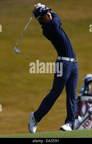 Chiba, Japan. 6. November 2014. Ryo Ishikawa Golf: HEIWA PGM Meisterschaft in Kasumigaura ersten Runde im Miho Golf Club in Chiba, Japan. © AFLO SPORT/Alamy Live-Nachrichten Stockfoto