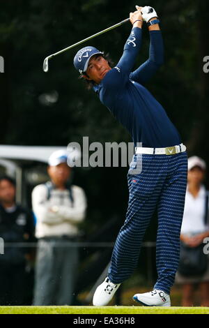 Chiba, Japan. 6. November 2014. Ryo Ishikawa Golf: HEIWA PGM Meisterschaft in Kasumigaura ersten Runde im Miho Golf Club in Chiba, Japan. © AFLO SPORT/Alamy Live-Nachrichten Stockfoto
