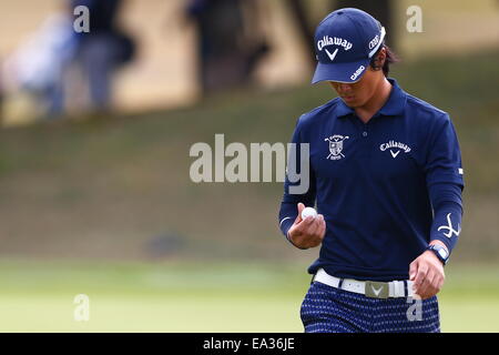 Chiba, Japan. 6. November 2014. Ryo Ishikawa Golf: HEIWA PGM Meisterschaft in Kasumigaura ersten Runde im Miho Golf Club in Chiba, Japan. © AFLO SPORT/Alamy Live-Nachrichten Stockfoto