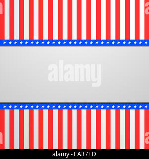 Patriotischen Hintergrund mit Sternen und Streifen Stockfoto