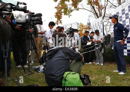 Chiba, Japan. 6. November 2014. Ryo Ishikawa Golf: HEIWA PGM Meisterschaft in Kasumigaura ersten Runde im Miho Golf Club in Chiba, Japan. © AFLO SPORT/Alamy Live-Nachrichten Stockfoto