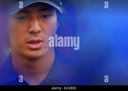 Chiba, Japan. 6. November 2014. Ryo Ishikawa Golf: HEIWA PGM Meisterschaft in Kasumigaura ersten Runde im Miho Golf Club in Chiba, Japan. © AFLO SPORT/Alamy Live-Nachrichten Stockfoto