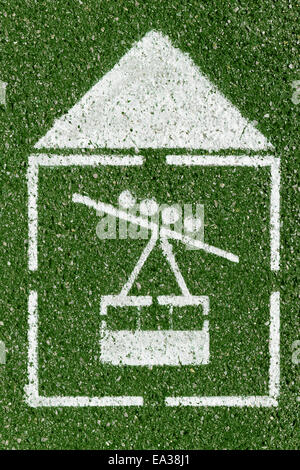 Eisenbahn-symbol Stockfoto