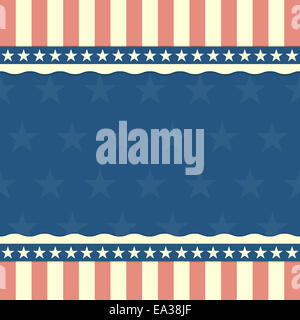 patriotische Sternenbanner Hintergrund Stockfoto