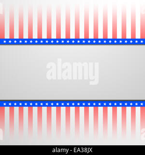 Patriotischen Hintergrund mit Sternen und Streifen Stockfoto