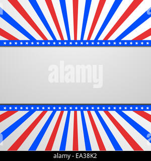Patriotischen Hintergrund mit Sternen und Streifen Stockfoto