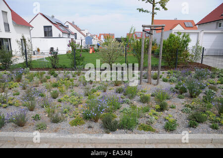 Zerkleinerte Stein Bett Stockfoto