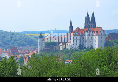 Schloss Albrechtsburg, Meissen, Sachsen, Stockfoto