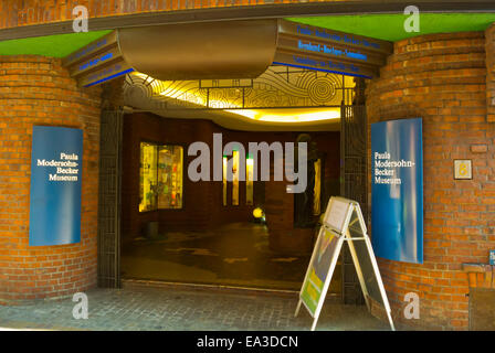 Paula Modersohn-Becker Museum, Böttcherstrasse Straße, Altstadt, Altstadt, Bremen, Deutschland Stockfoto